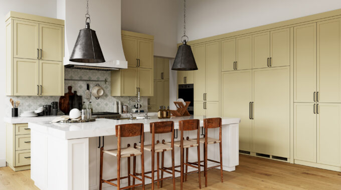 Traditional Kitchen Design With Modern Elements